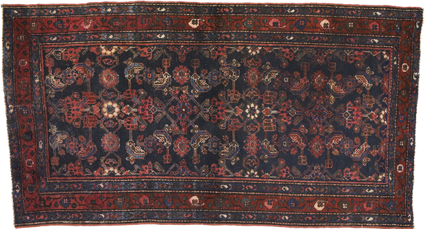 3 x 6 Antique Persian Hamadan Rug 71848