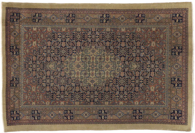 6 x 9 Antique Indian Rug 71853