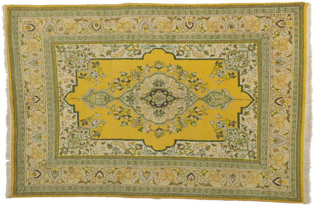 5 x 7 Vintage Persian Tabriz Rug 71908