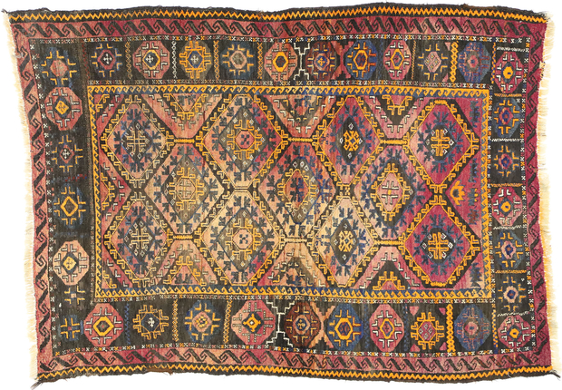 4 x 6 Antique Persian Shiraz Rug 72011