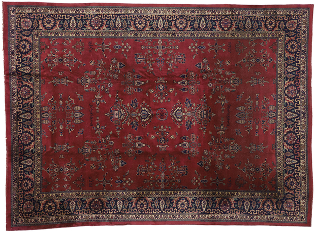 10 x 13 Antique Turkish Sparta Rug 72040