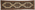 3 x 13 Vintage Afghan Rug Runner 72353