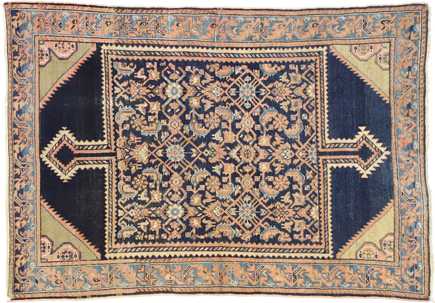 4 x 6 Antique Persian Malayer Rug 72588