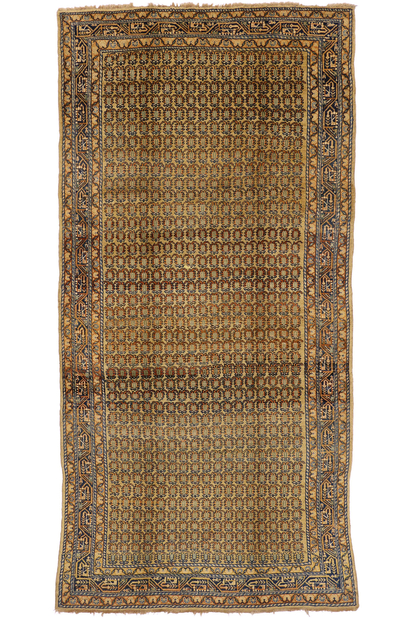 5 x 10 Antique Persian Saraband Rug 72614