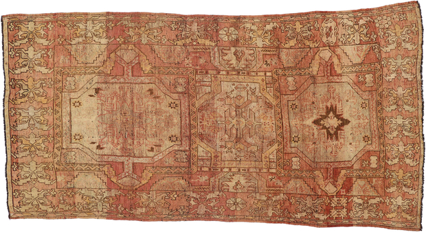 6 x 13 Antique Oushak Rug 72623