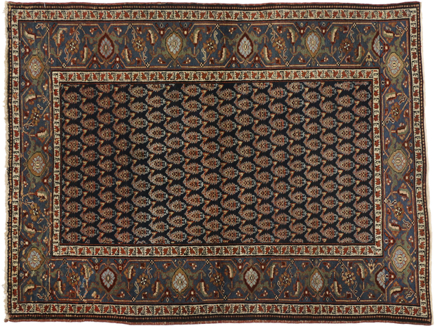 5 x 6 Antique Persian Heriz Rug 72631