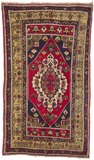 5 x 8 Antique Turkish Oushak Rug 72689