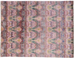 Contemporary ‘Psychedelic Fantasy’ Ikat Area Rug, 7'10 X 9'9 Rug No.: 30035 07'10 X 09'09 Ikat