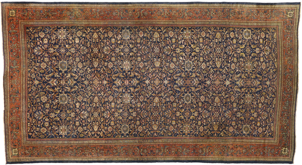 13 x 23 Antique Sultanabad Rug 72909