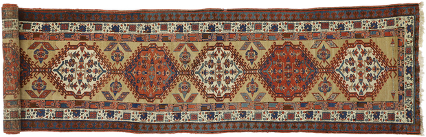 3 x 14 Antique Sarab Rug 72989