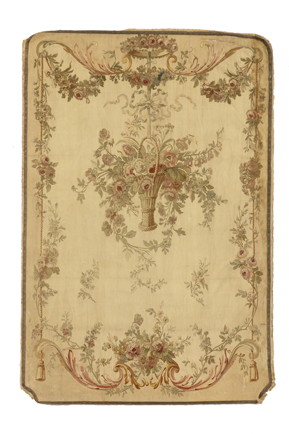 5 x 7 Antique French Silk Aubusson Tapestry 73014