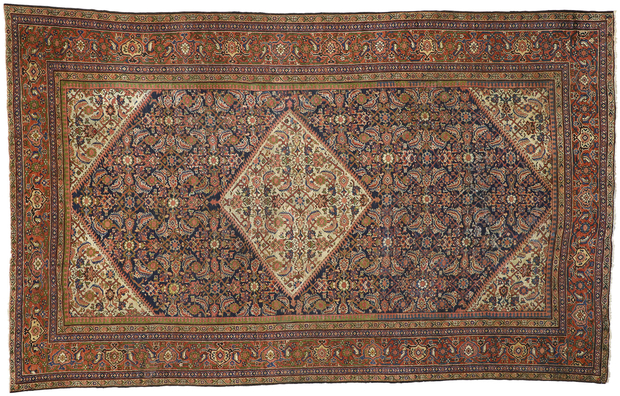 11 x 17 Antique Persian Farahan Rug 73023