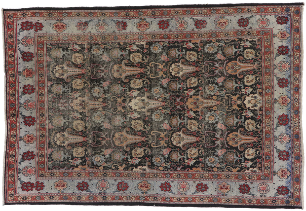 7 x 10 Antique Persian Khorassan Rug 73046