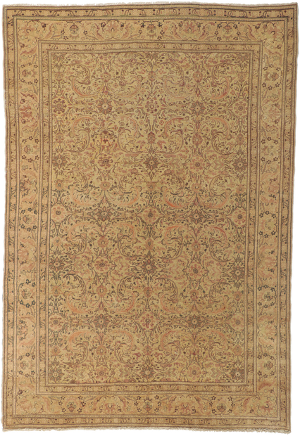 6 x 9 Vintage Turkish Sivas Rug 73149