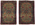 2 x 3 Antique Persian Kerman Rug 73228 Matching Pair