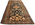 4 x 11 Antique Navy Blue Persian Hamadan Rug Runner 73245