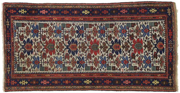 3 x 6 Antique Persian Malayer Rug 73321
