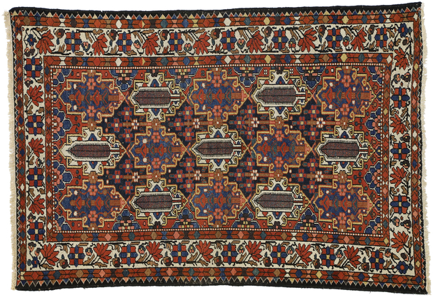 5 x 7 Antique Bakhtiari Rug 73283