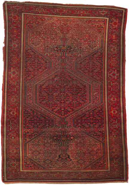 5 x 7 Antique Persian Malayer Rug 73287