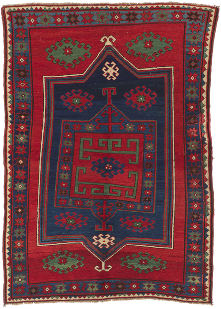 5 x 7 Antique Caucasian Kazak Rug 73293