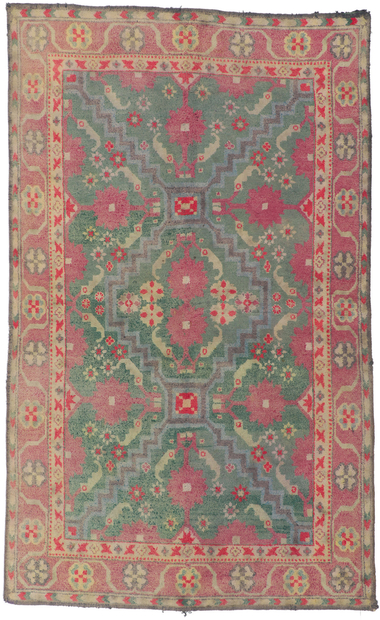 5 x 7 Antique Indian Agra Rug 73302