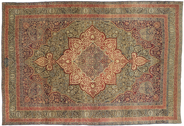 10 x 15 Antique Persian Kermanshah Rug 73364