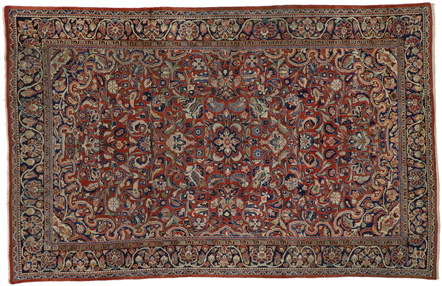 9 x 14 Antique Mahal Rug 73385