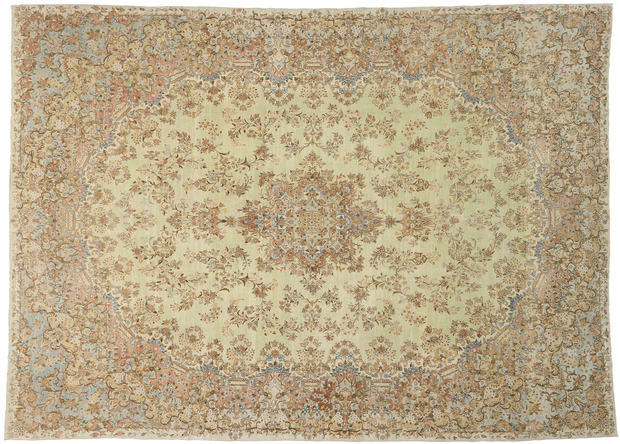 12 x 17 Antique Persian Kerman Rug 73493