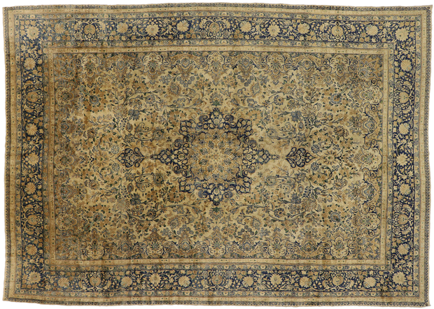 10 x 14 Antique Kerman Rug 73582