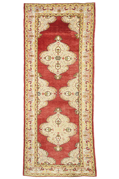 5 x 11 Vintage Turkish Oushak Rug 73752