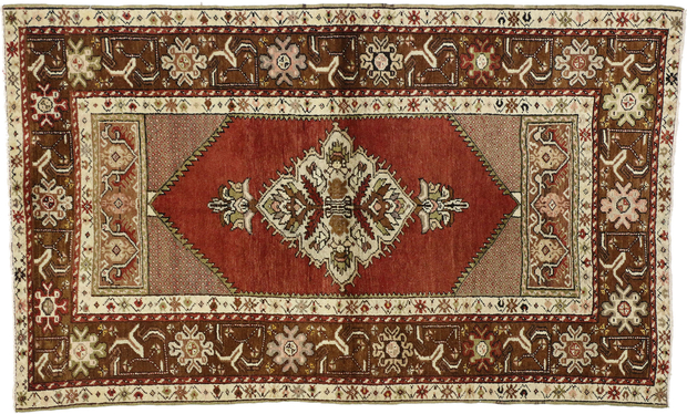 3 x 6 Vintage Oushak Rug 73862