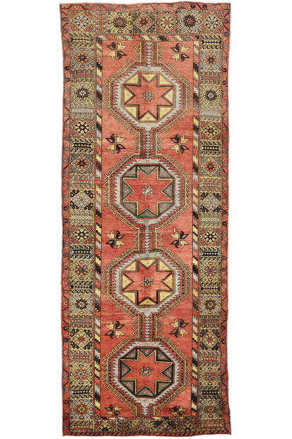 5 x 13 Vintage Turkish Oushak Rug 73874