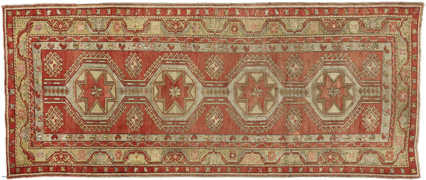 5 x 13 Vintage Oushak Rug 73879