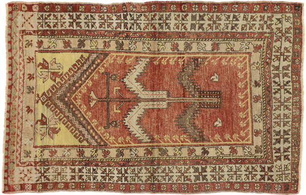 4 x 6 Vintage Oushak Rug 73941