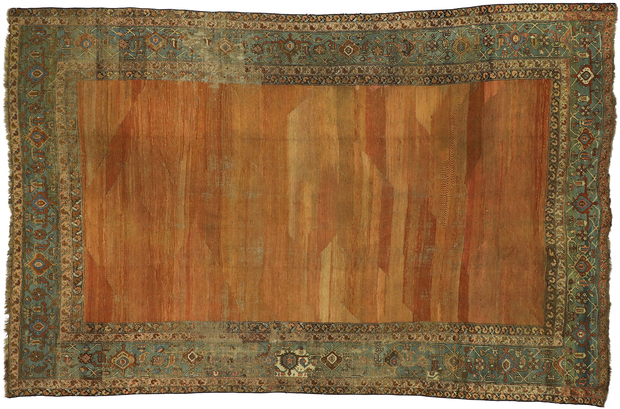 9 x 15 Antique Persian Bakshaish Rug 73994
