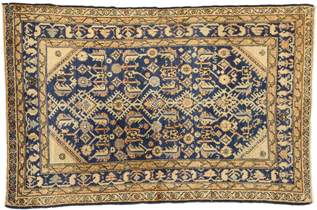 4 x 6 Antique Persian Malayer Rug 73998