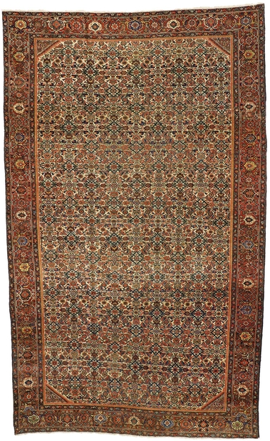 8 x 12 Antique Persian Farahan Rug 74035