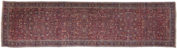 5 x 21 Antique Persian Mashad Runner 74289