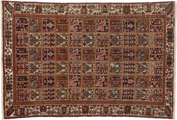 6 x 10 Vintage Bakhtiari Rug 74579