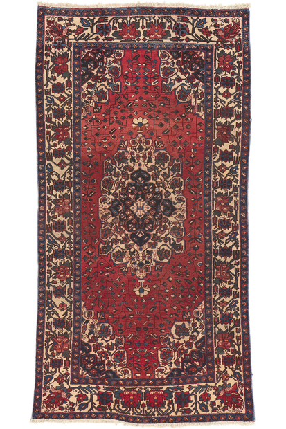 5 x 10 Vintage Persian Mahal Rug 74581