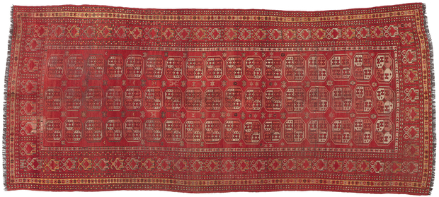 6 x 13 Antique Ersari Afghan Rug 74679