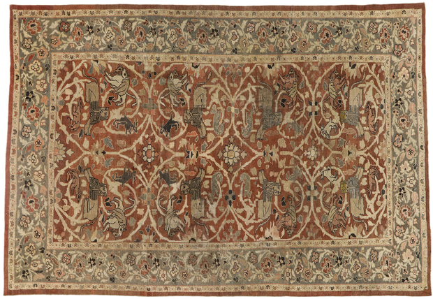 10 x 15 Antique Persian Sultanabad Rug 74840