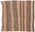 4 x 5 Distressed Vintage Turkish Striped Kilim Rug 74875