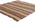 4 x 5 Distressed Vintage Turkish Striped Kilim Rug 74875