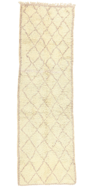 3 x 10 Vintage Neutral Moroccan Rug 20040