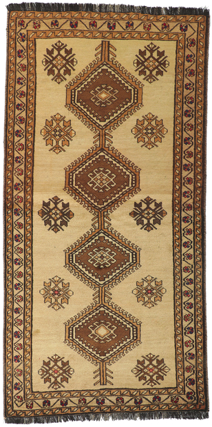 4 x 7 Vintage Persian Shiraz Rug 75052