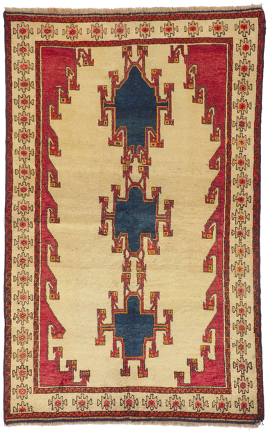 5 x 7 Vintage Persian Shiraz Rug 75066