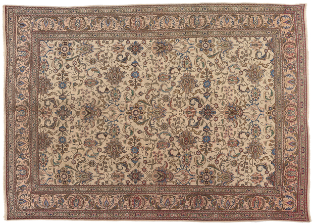 8 x 12 Vintage Persian Tabriz Rug 75093