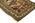 1 x 2 Vintage Persian Mashhad Pictorial Rug 75169
