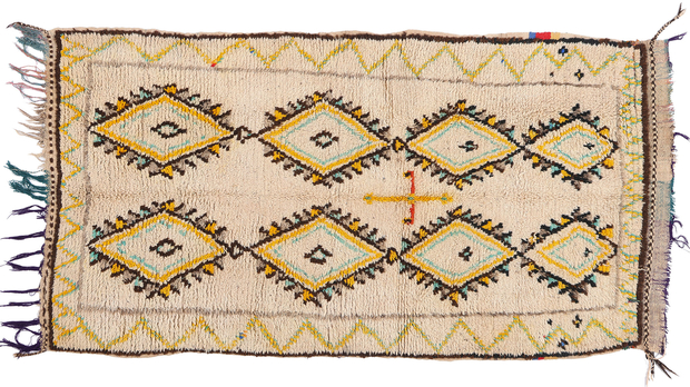 4 x 7 Vintage Moroccan Azilal Rug 20050